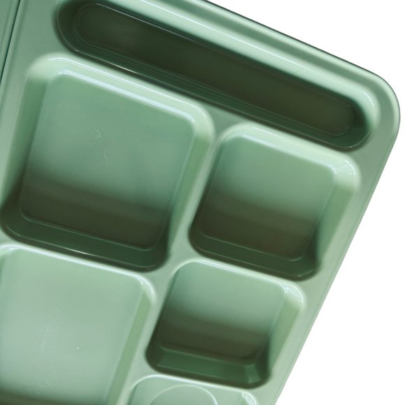 Pottery Barn Kids Cafeteria Trays Divided Food Trays Green Crafts Homeschool - Picture 5 of 10